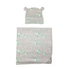 Alternate image 0 for Toby&trade; Fairy 2-Piece "Hello World" Hat and Wrap Set in Grey