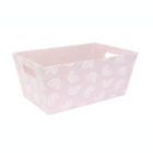 Alternate image 0 for Taylor Madison Designs&reg; Rainbow Rectangular Tote Bin in Pink/White