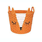 Alternate image 0 for Taylor Madison Designs&reg; Fox Round Tote Bin in Orange/White