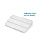 Alternate image 3 for Squared Away&trade; 3-Tier Expandable Recycled Plastic Cabinet Organizer in Bright White