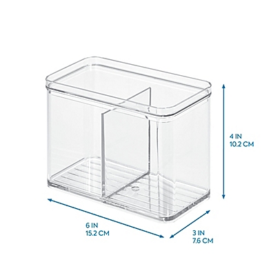 Squared Away&trade; 2-Section Stackable Vanity Organizer. View a larger version of this product image.