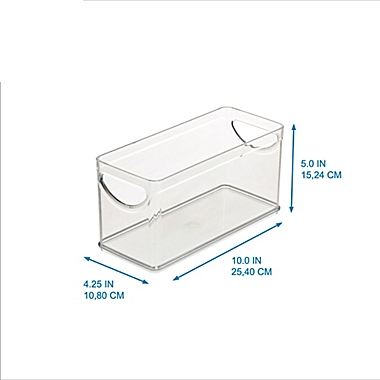 Squared Away&trade; Small Stackable Cabinet Bin. View a larger version of this product image.