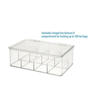 Squared Away&trade; Tea Organizer Box. View a larger version of this product image.