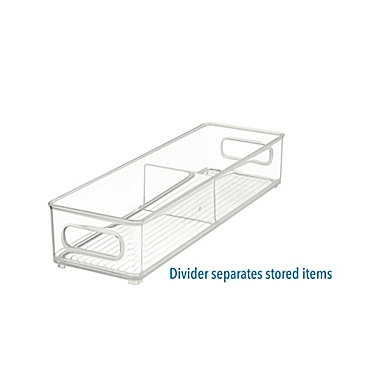 Squared Away&trade; 2-Section Divided Bath Bin. View a larger version of this product image.