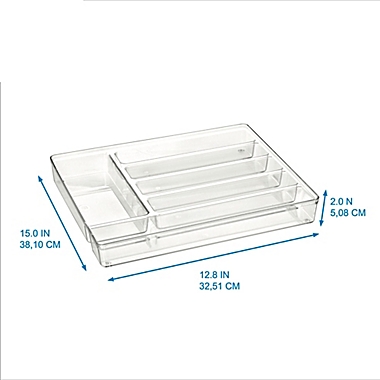 Squared Away&trade; 6-Compartment Flatware Organizer. View a larger version of this product image.