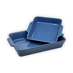 Our Table™ Limited Edition 2-Piece Stoneware Bakers Set in Dark Denim