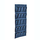 Alternate image 0 for Simply Essential&trade; 20-Pocket Over-The-Door Shoe Organizer in Navy
