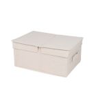 Alternate image 0 for Squared Away&trade; Small Canvas Storage Box in Egret/Oyster Grey