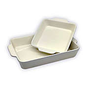 Our Table&trade; Limited Edition 2-Piece Stoneware Bakers Set in Ivory