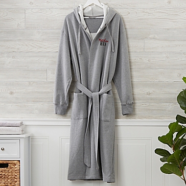 His & Hers Personalized Sweatshirt Robe. View a larger version of this product image.