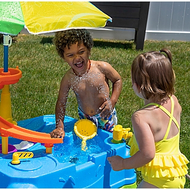 Step2&reg; Waterpark Wonders Two-Tier Water Table. View a larger version of this product image.