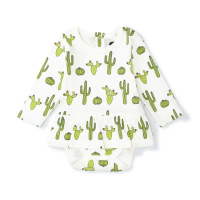 Monica + Andy Cactus Dreams All Dressed Up Organic Cotton Bodysuit