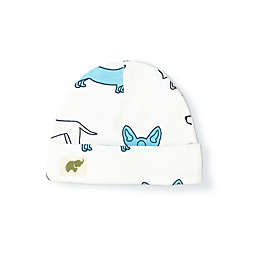 Monica + Andy Size 0-6M Dog Tails Organic Cotton Top Knot Cap