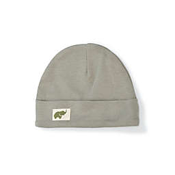 Monica + Andy Size 0-6M Organic Cotton Top Knot Cap in Grey