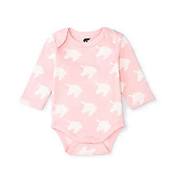 Monica + Andy Size 9-12M Unicorn Organic Cotton Bodysuit in Pink
