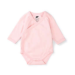 Monica + Andy Size 12-18M Long Sleeve Lucky Organic Cotton Bodysuit in Solid Pink