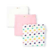 Monica + Andy 3-Pack Le Macaron Organic Cotton Muslin Wraps