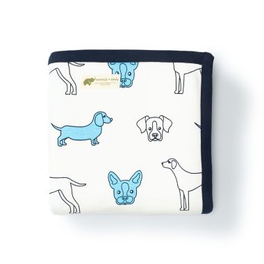 Monica + Andy Dog Tails Dreams Organic Cotton Newborn Blanket | buybuy BABY