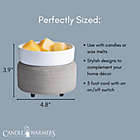 Alternate image 4 for 2-in-1 Classic Fragrance Warmer in Grey Texture