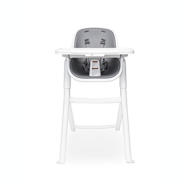 4moms&reg; Connect High Chair in White/Grey. View a larger version of this product image.