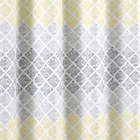 Alternate image 3 for Lush Decor Medallion Ombre 84-Inch Grommet Window Curtain Panels in Yellow/Grey (Set of 2)