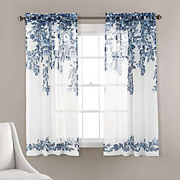 Tanisha Sheer Window Curtain Panels 38X63+2 Set