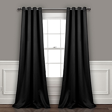 Lush Décor Insulated Grommet Blackout Curtain Set. View a larger version of this product image.