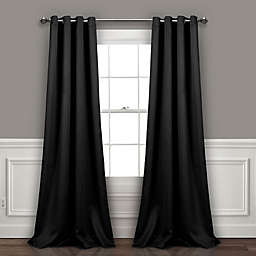Lush Décor Insulated Grommet Blackout Curtain Set