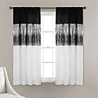 Alternate image 0 for Lush Decor Night Sky 63-Inch Rod Pocket Window Curtain Panel in Black/White (Single)