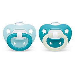 NUK® 0-6M 2-Pack Orthodontic Pacifiers in Blue