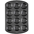 Alternate image 1 for Wilton&reg; Perfect Results Nonstick 12-Cup Muffin Pan in Grey