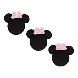 Disney® 3-Piece Minnie Mouse Shaped Wall Décor