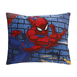 Marvel® Spiderman Wall Crawler Toddler Pillow in Blue