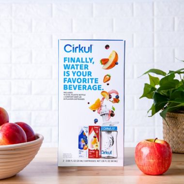 Cirkul Starter Kit with 12 oz Plastic Bottle &amp; 2 Flavor Cartridges. View a larger version of this product image.