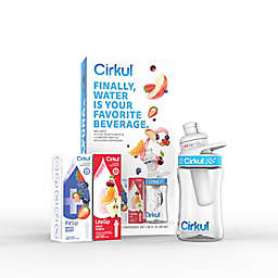 Cirkul Starter Kit with 12 oz Plastic Bottle & 2 Flavor Cartridges