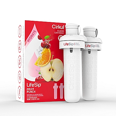 Cirkul&reg; LifeSip&reg; 2-Pack Fruit Punch Flavor Cartridges. View a larger version of this product image.
