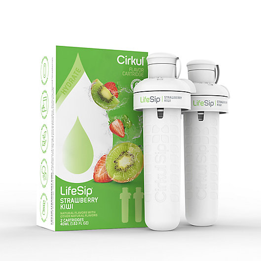 Alternate image 1 for Cirkul® LifeSip® 2-Pack Strawberry Kiwi Flavor Cartridges