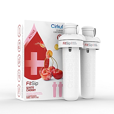 Cirkul&reg; FitSip&reg; 2-Pack White Cherry Flavor Cartridges. View a larger version of this product image.