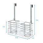 Alternate image 2 for Squared Away&trade; 2-in-1 Over-the-Cabinet Hair Tool Organizer