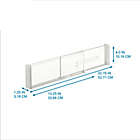 Alternate image 2 for Squared Away&trade; 13.25-Inch x 4-Inch Deep Expandable Drawer Dividers (Set of 2)