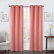 Simply Essential&trade; Calvert 84-Inch Blackout Curtain Panels in Coral Haze (Set of 2)