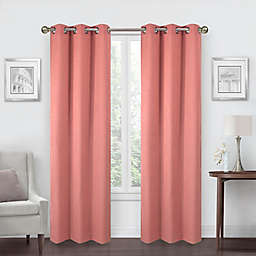 Simply Essential™ Calvert 63-Inch Blackout Curtain Panels in Coral Haze (Set of 2)