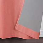 Alternate image 2 for Simply Essential&trade; Calvert 84-Inch Blackout Curtain Panels in Coral Haze (Set of 2)