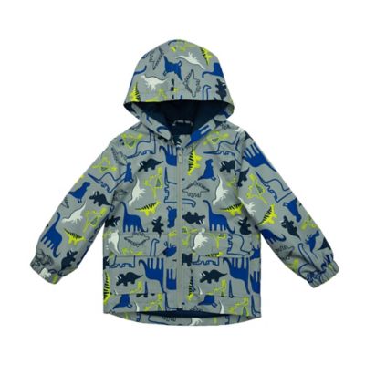carter&#39;s&reg; Size 2T Dinosaur Hooded RainSlicker Jacket in Grey