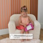 Alternate image 10 for Delta Children&reg; Cozee Sherpa Kids Chair in Cream