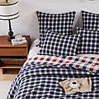 Alternate image 2 for Levtex Home Lodge Reversible King Quilt Set in Navy/Red
