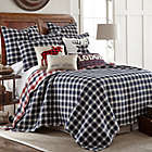 Alternate image 0 for Levtex Home Lodge Reversible King Quilt Set in Navy/Red