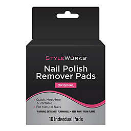 StyleWurks™ 10-Count Regular Nail Polish Remover Pads