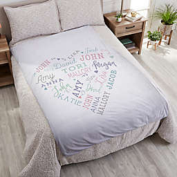 Close To Her Heart Personalized 48-Inch x 72-Inch Weighted Blanket with Duvet Cover
