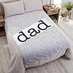 Our Special Guy Personalized 48-Inch x 72-Inch Weighted Blanket with Duvet Cover